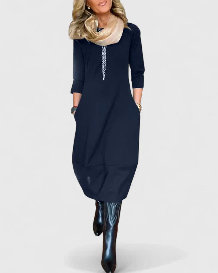 Allina | Flowing Midi Dress