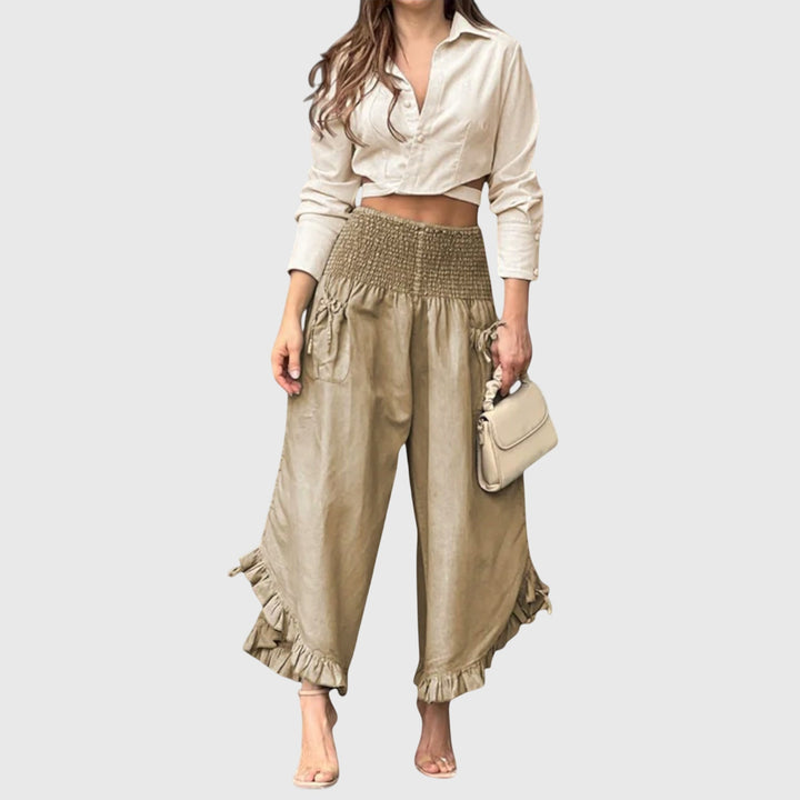Neve | Pleated Detail Casual Pants
