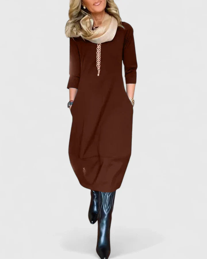 Allina | Flowing Midi Dress