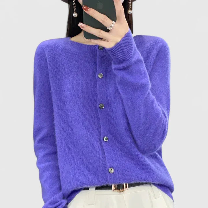 Melinda | Button-Up Knit Cardigan for Women