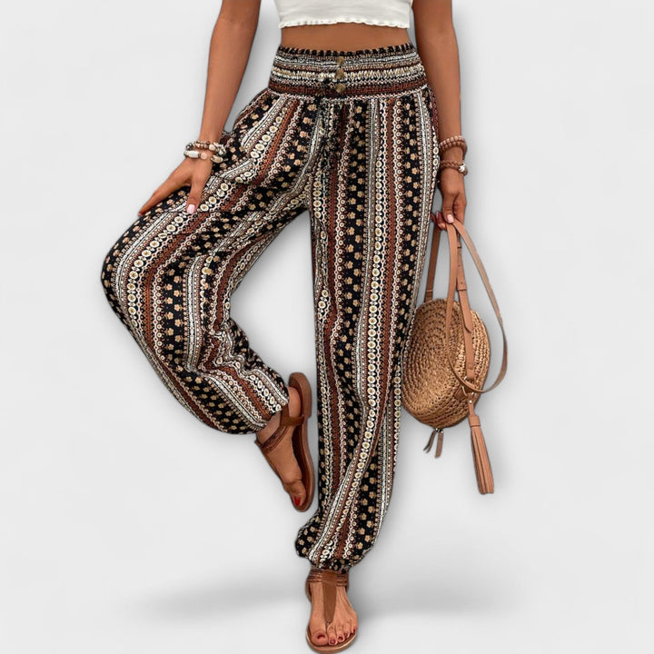 Jasmine | Ethnic Print Pants