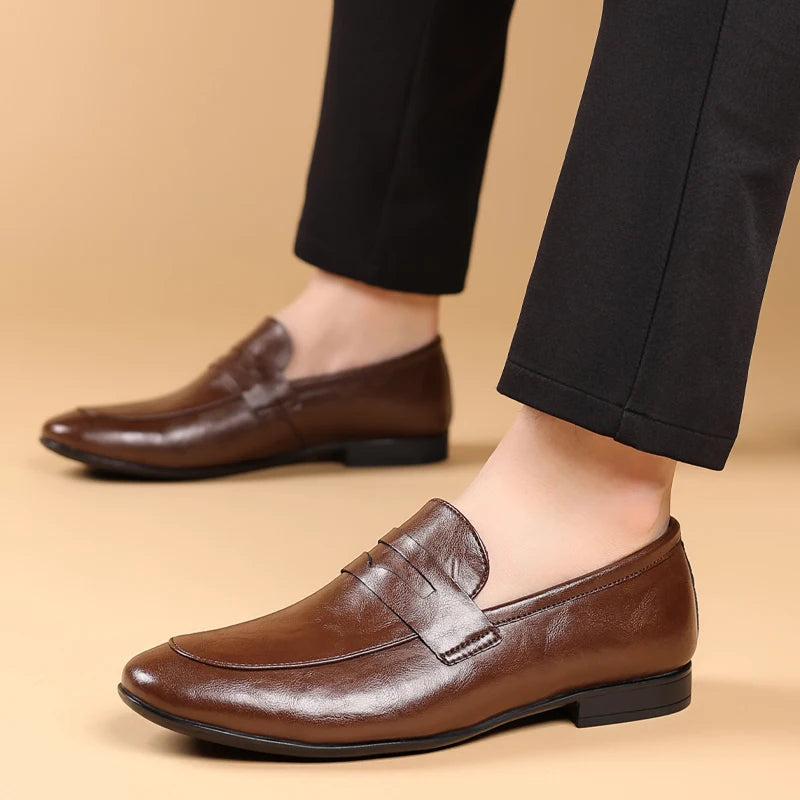 Donovan | Slip-On Dress Loafers Penny Strap