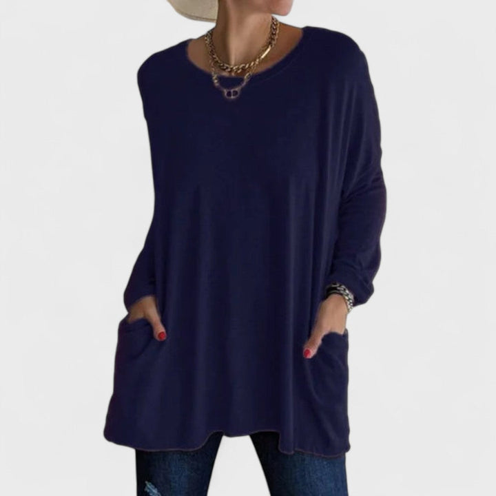 Elyse | Long Sleeve Relaxed Top