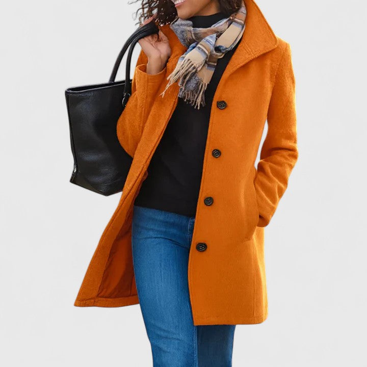 Irma | Classic Button Coat