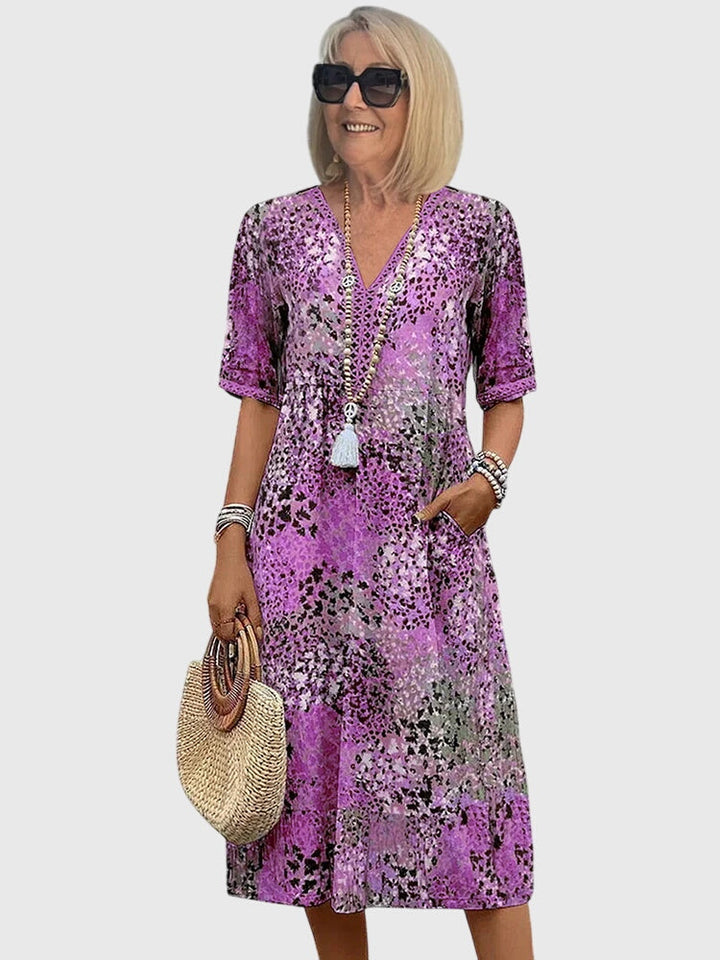 Rebecca | Floral Midi Dress