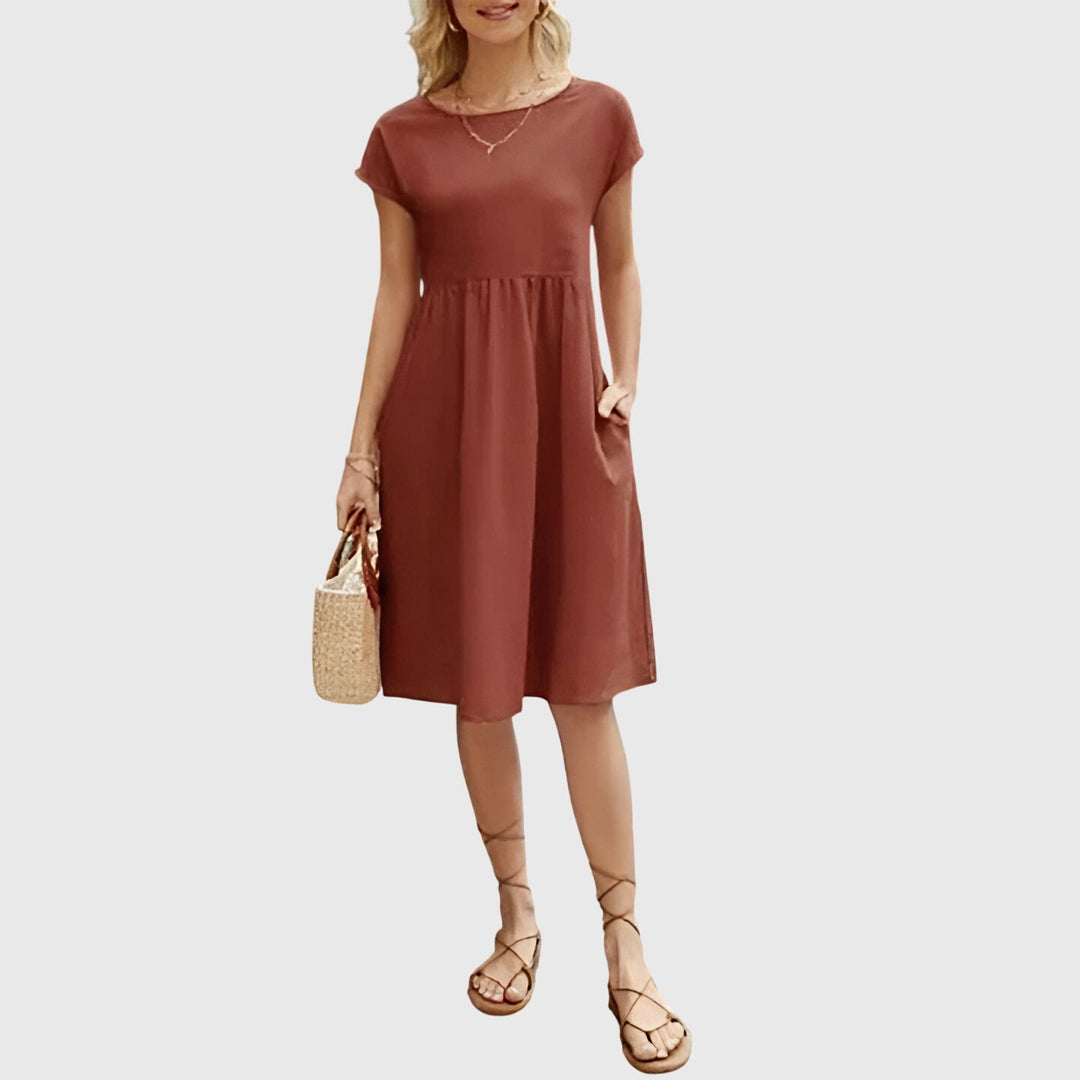 Carina | Spring Midi Floral Dress