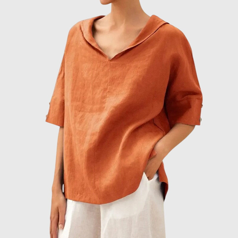Luz | Lightweight Everyday Blouse Blue