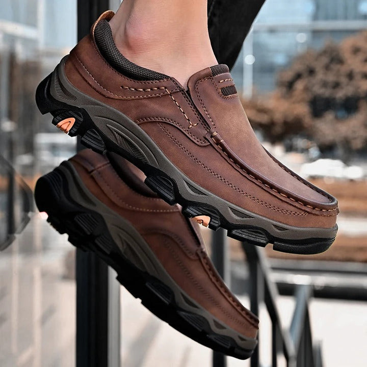 Asher | Round Toe Thick Sole Loafers