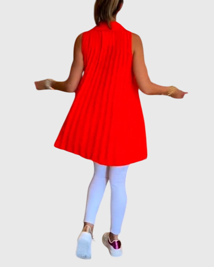 Allegra | Ruffled Sleeveless Top