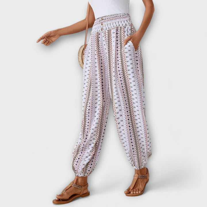 Jasmine | Ethnic Print Pants