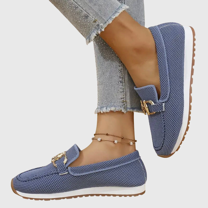 Leyla | Platform Loafers with Hardware Detail