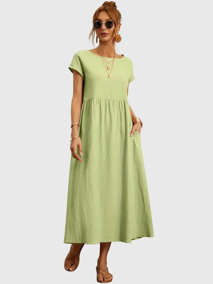 Juno | Casual Midi Dress with Pockets