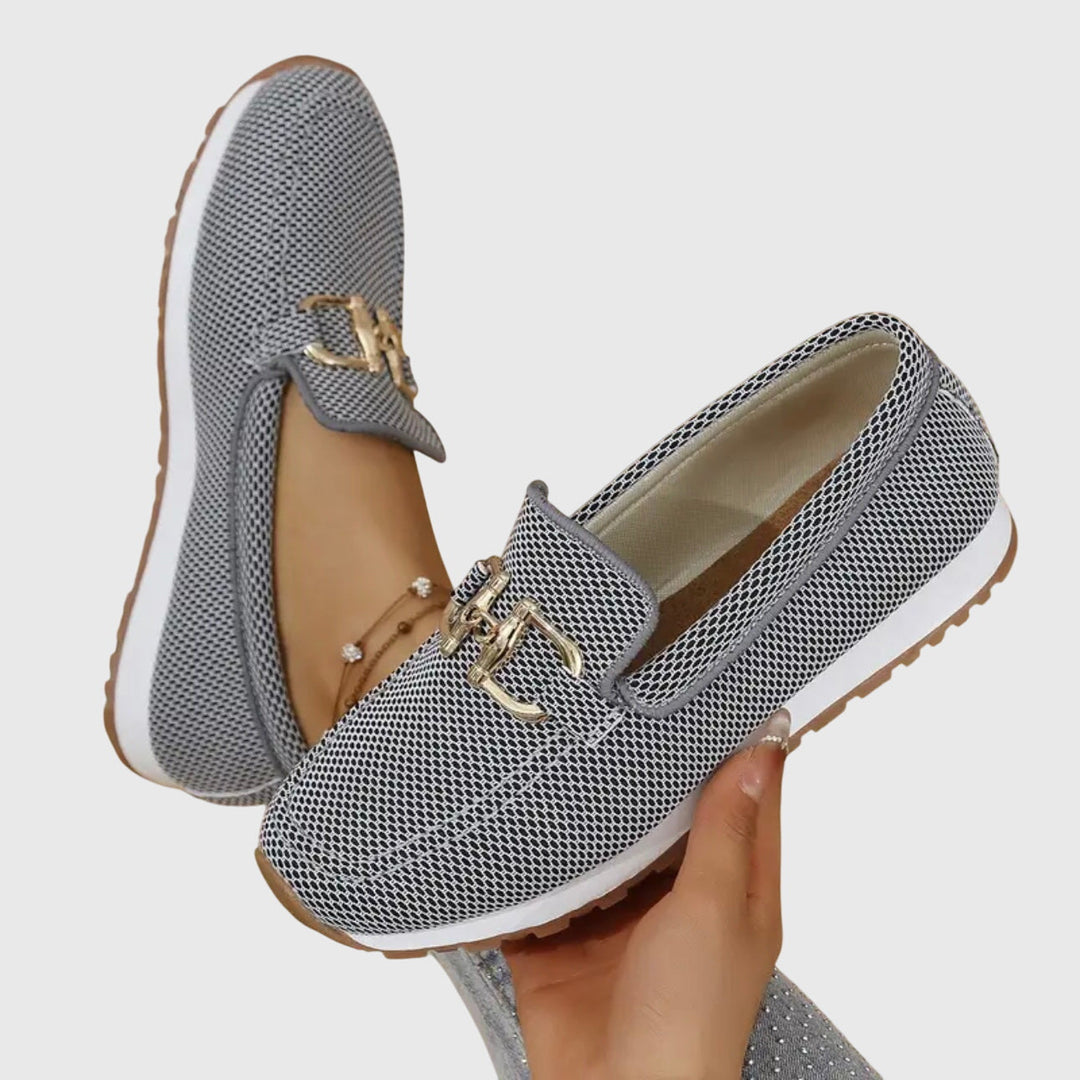 Leyla | Platform Loafers with Hardware Detail
