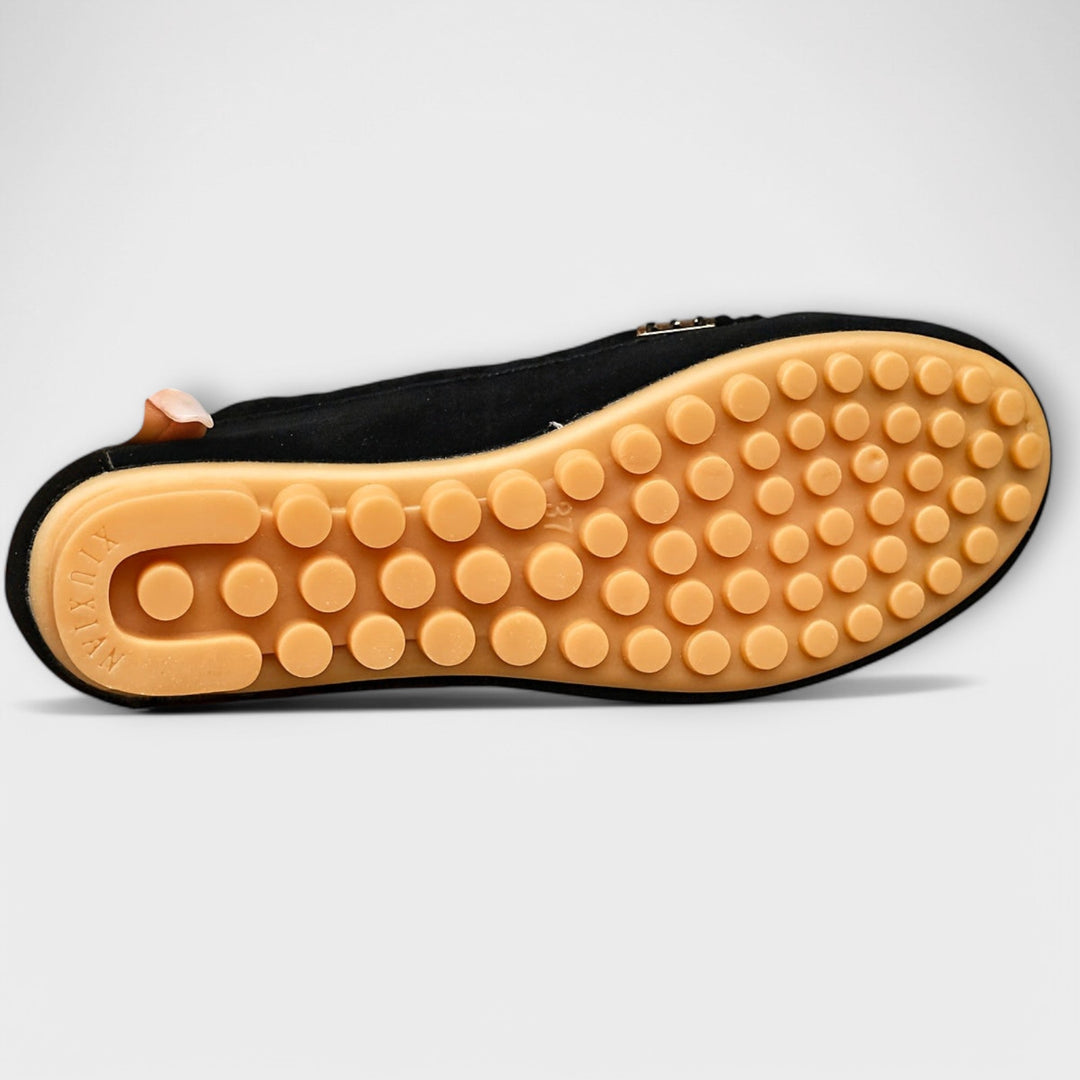 Karis | Slip-On Loafers with Stitched Detail