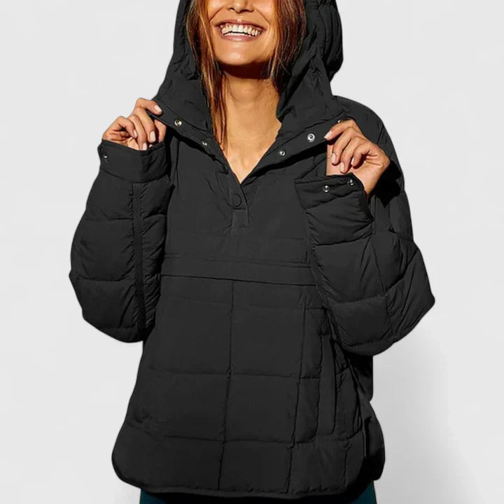 Pepper | Quilted Pullover Puffer Jacket with Pocket