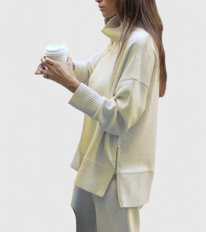 Almeta | High-Neck Knit Set