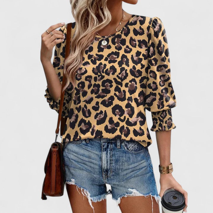 Josefina | Smocked Cuff 3/4 Sleeve Top