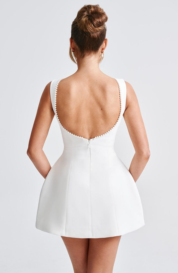 Cleopatraeve | Structured Bow-Back Mini Dress