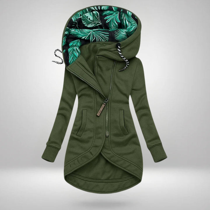 Fallon | Hooded Zip-Up Winter Coat with Pockets