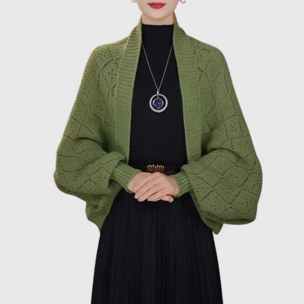 Xanthe | Chunky Knit Cardigan with Shawl Collar