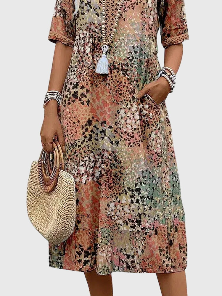 Rebecca | Floral Midi Dress