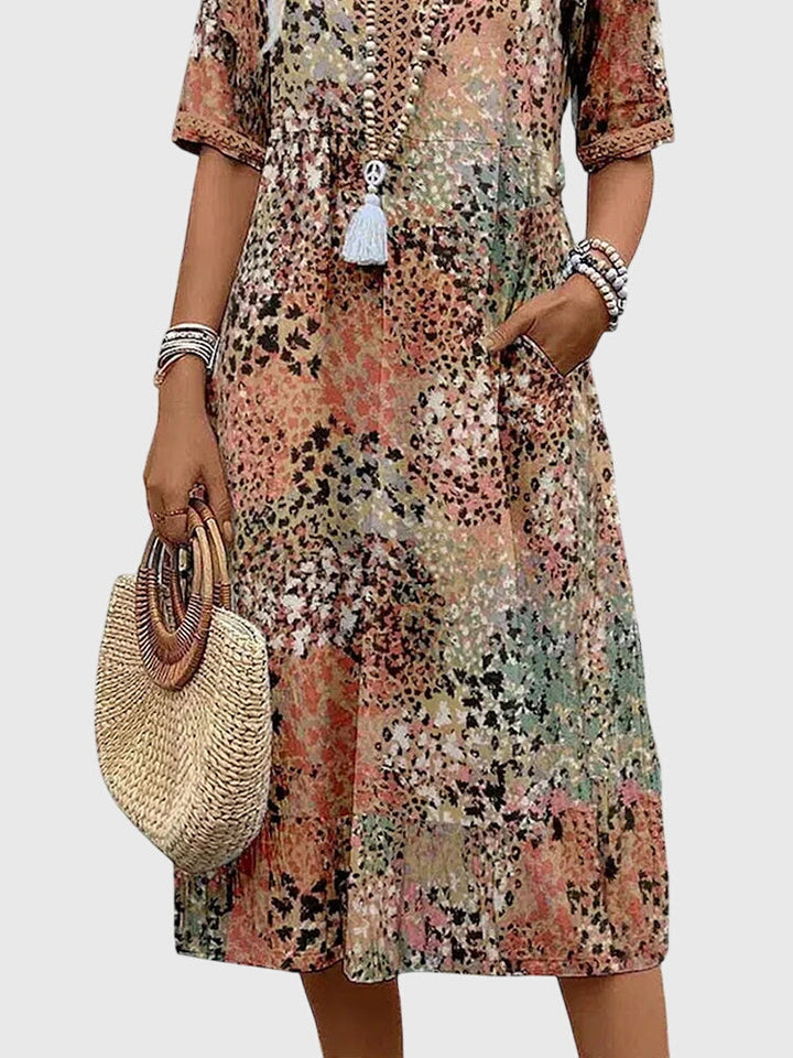Rebecca | Floral Midi Dress