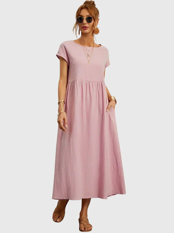 Juno | Casual Midi Dress with Pockets