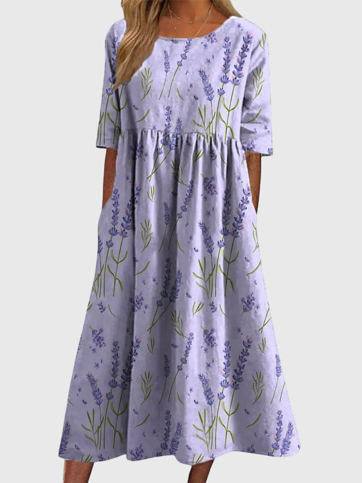 Lucille | Flattering Flowing Silhouette Dress