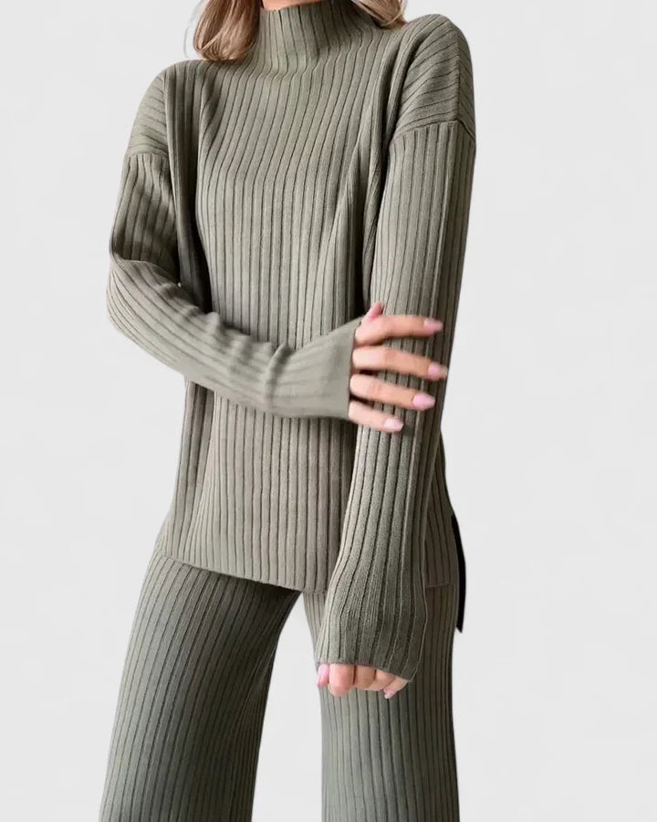 Saffron | Modern Slit Two-Piece Set