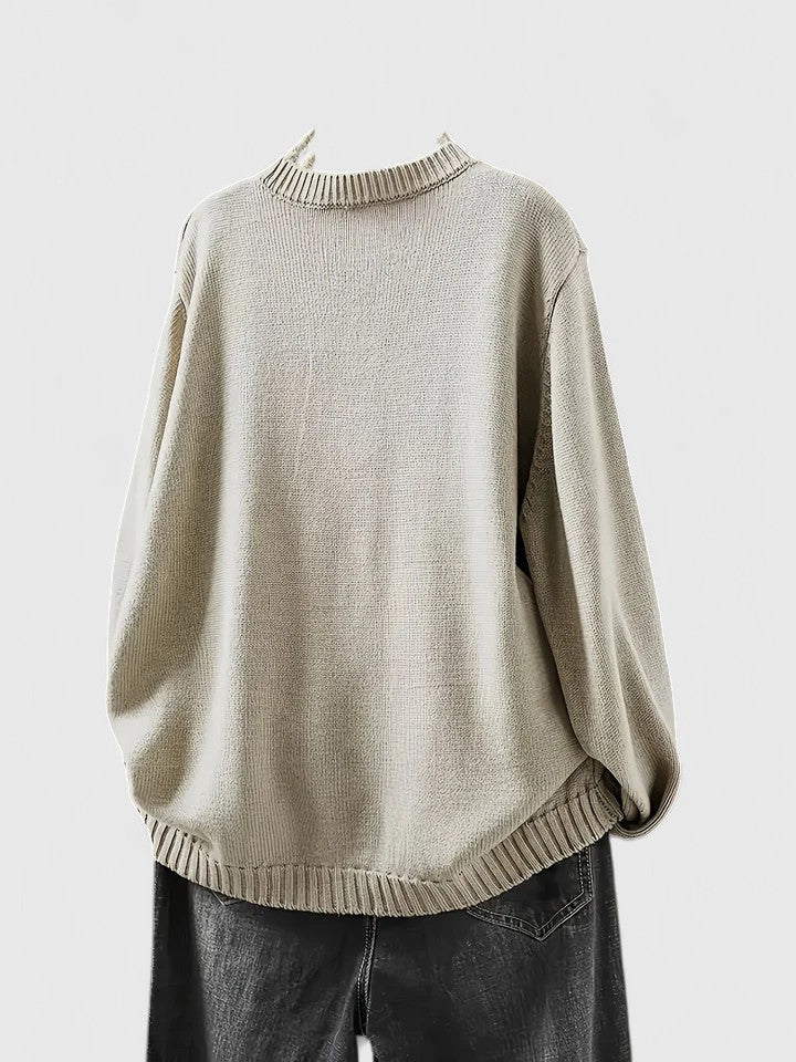 Ada | Button-Up Knit Cardigan with Long Sleeves