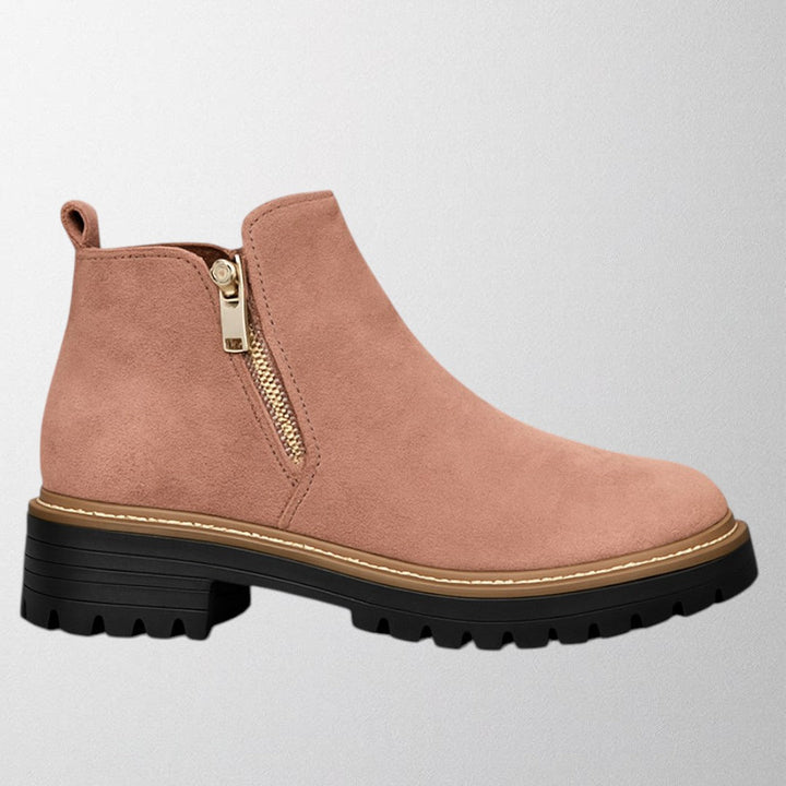 Veda | Side Zip Chelsea Boots with Chunky Sole