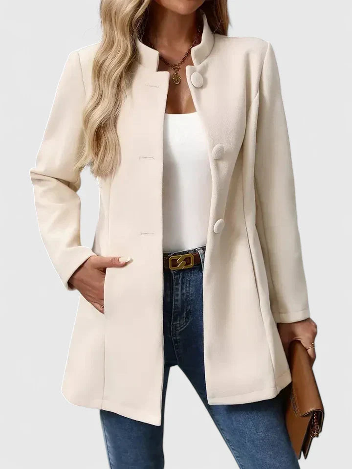 Eunice | Collarless Structured Jacket