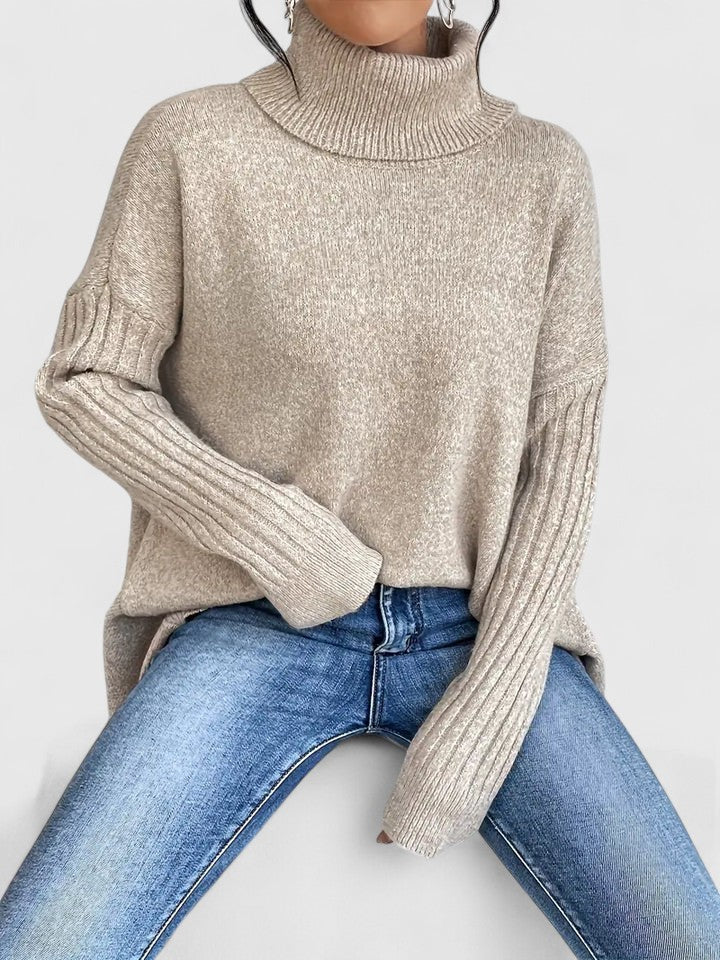 Jackie | Oversized Turtleneck Sweater with Long Sleeves