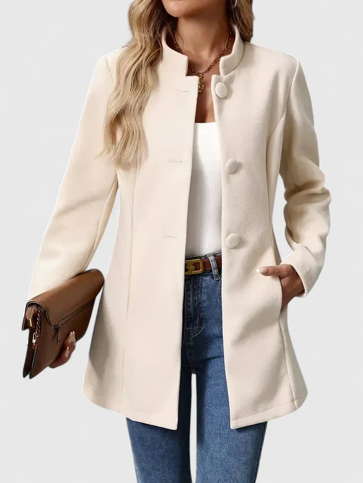 Eunice | Collarless Structured Jacket