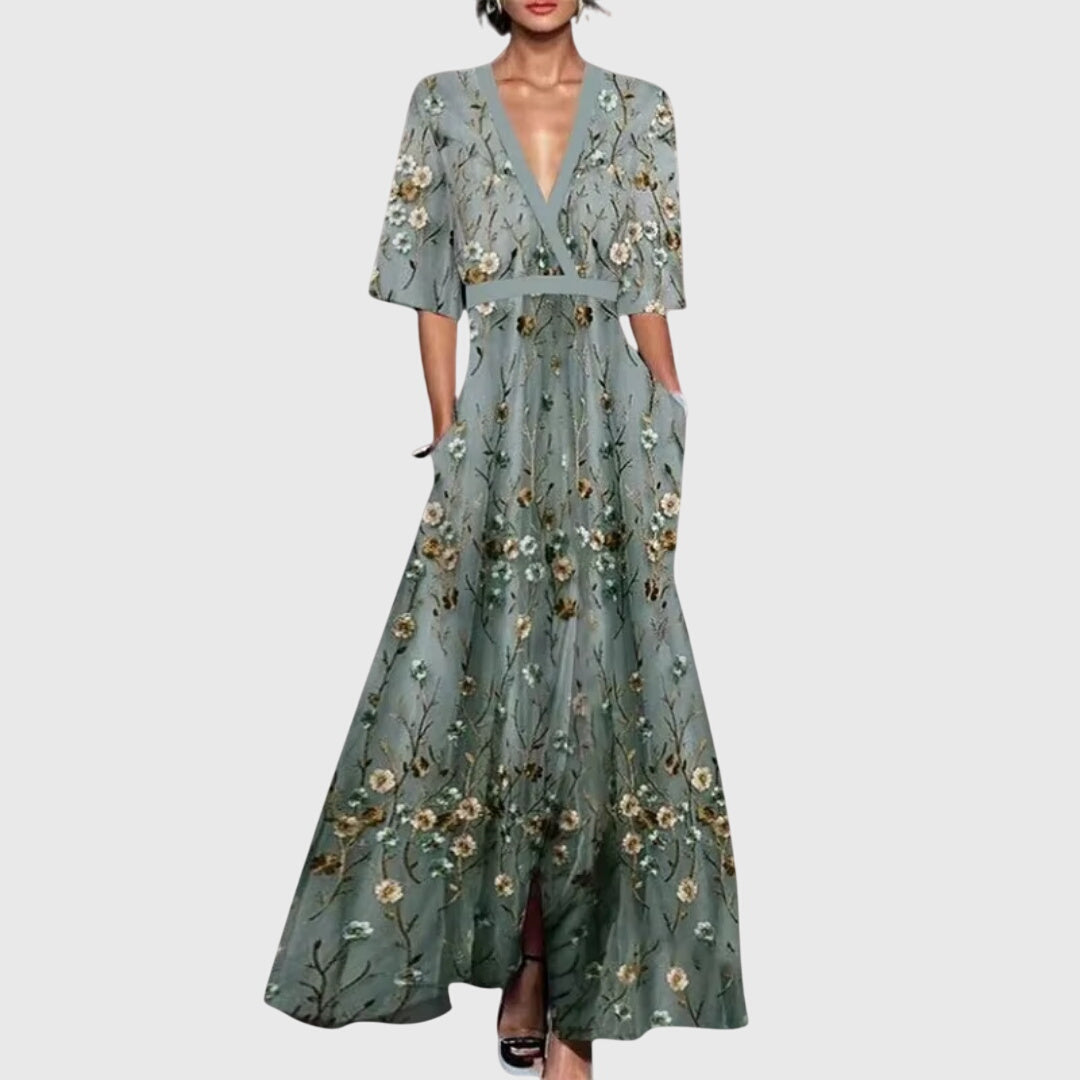Felicia | Elegant Spring Midi Dress
