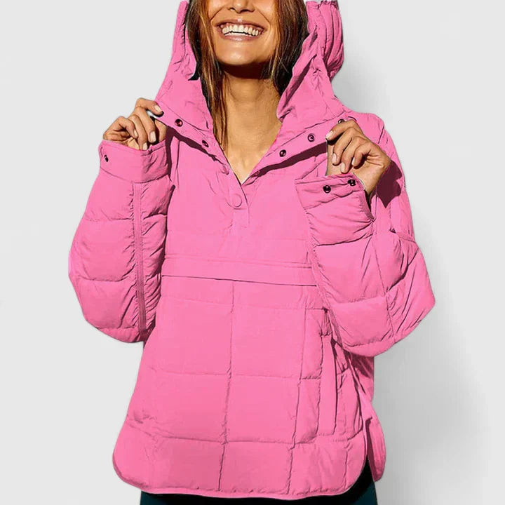 Pepper | Quilted Pullover Puffer Jacket with Pocket