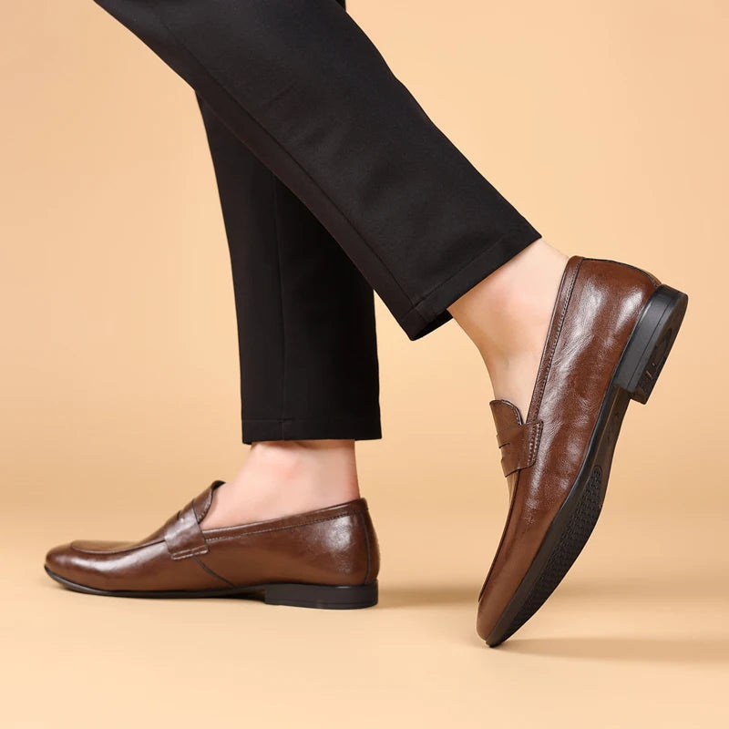 Donovan | Slip-On Dress Loafers Penny Strap