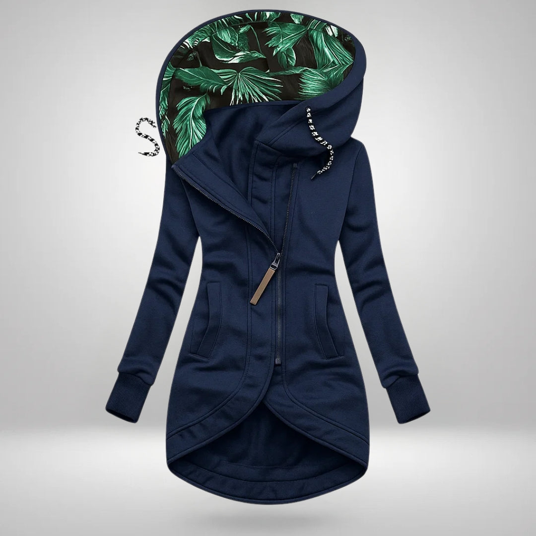 Fallon | Hooded Zip-Up Winter Coat with Pockets