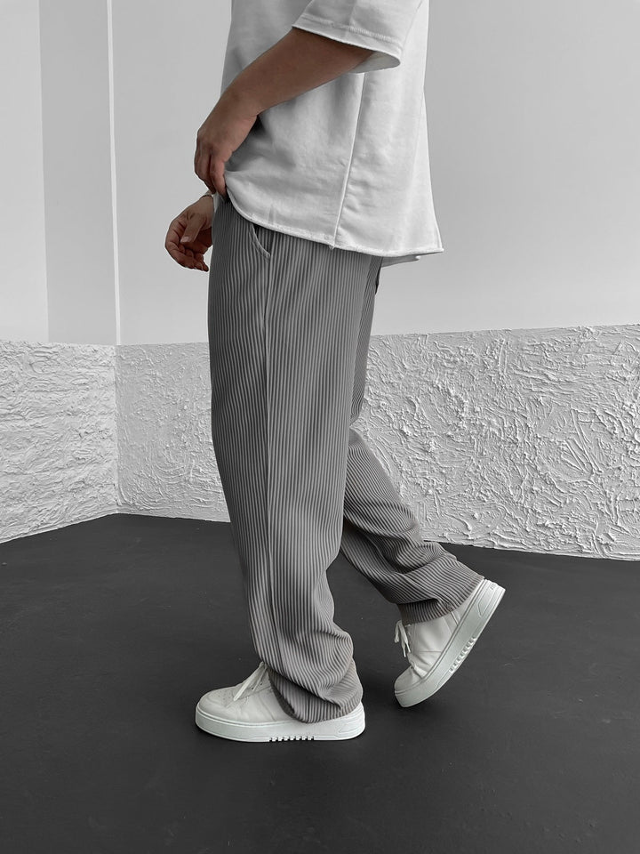 Alex | Vertical Stripe Wide Lounge Pants