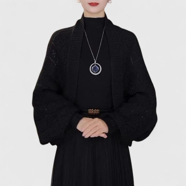 Xanthe | Chunky Knit Cardigan with Shawl Collar