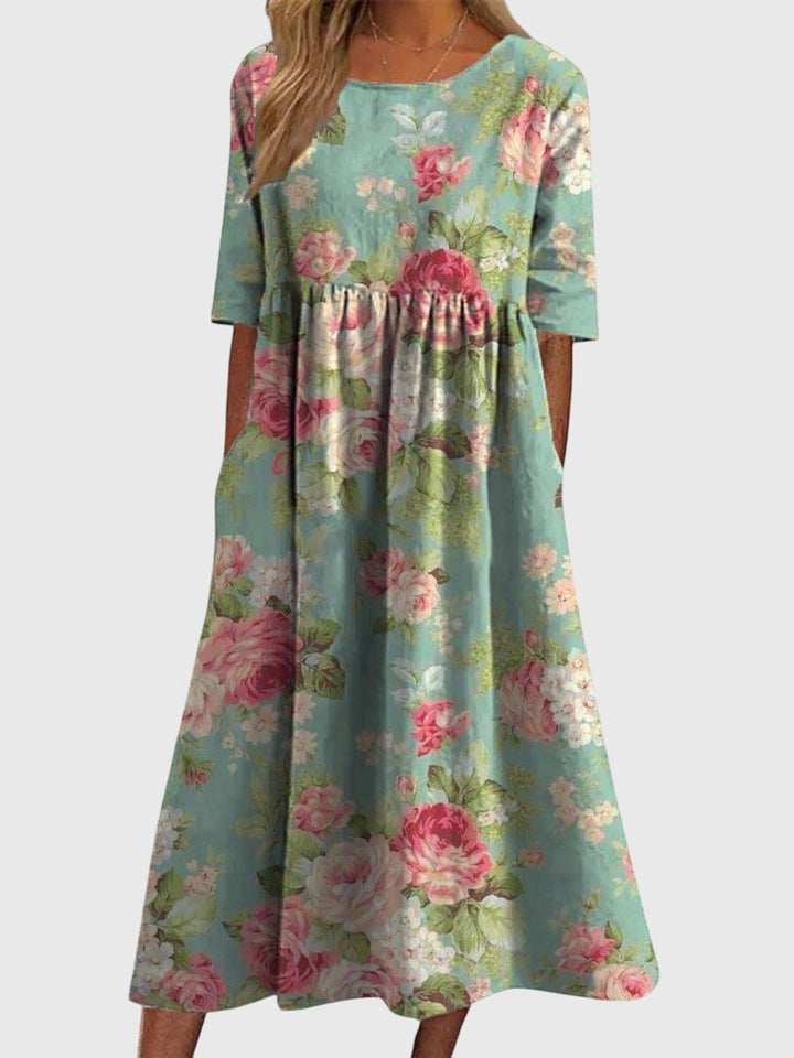 Lucille | Flattering Flowing Silhouette Dress