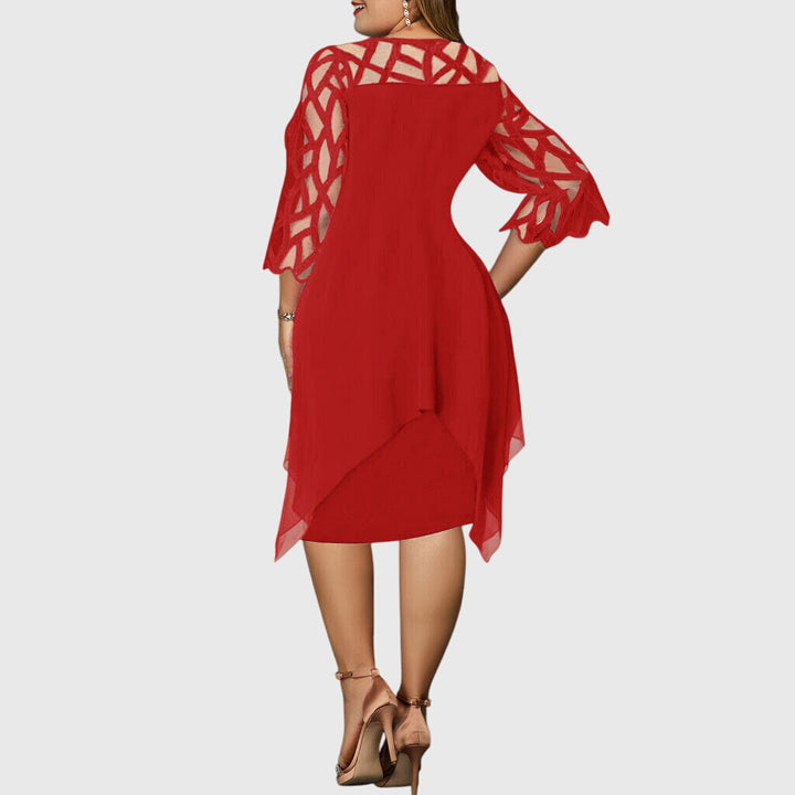 Lorelei | Plus Size Dresses with Lace Sleeves