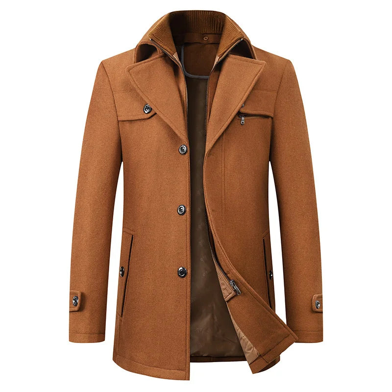 Benjamin | Elegant Button Long Coat