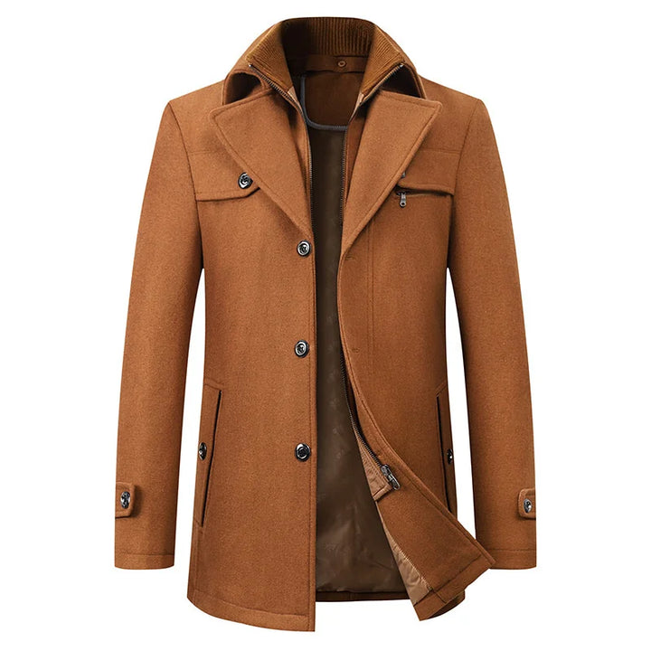 Benjamin | Elegant Button Long Coat