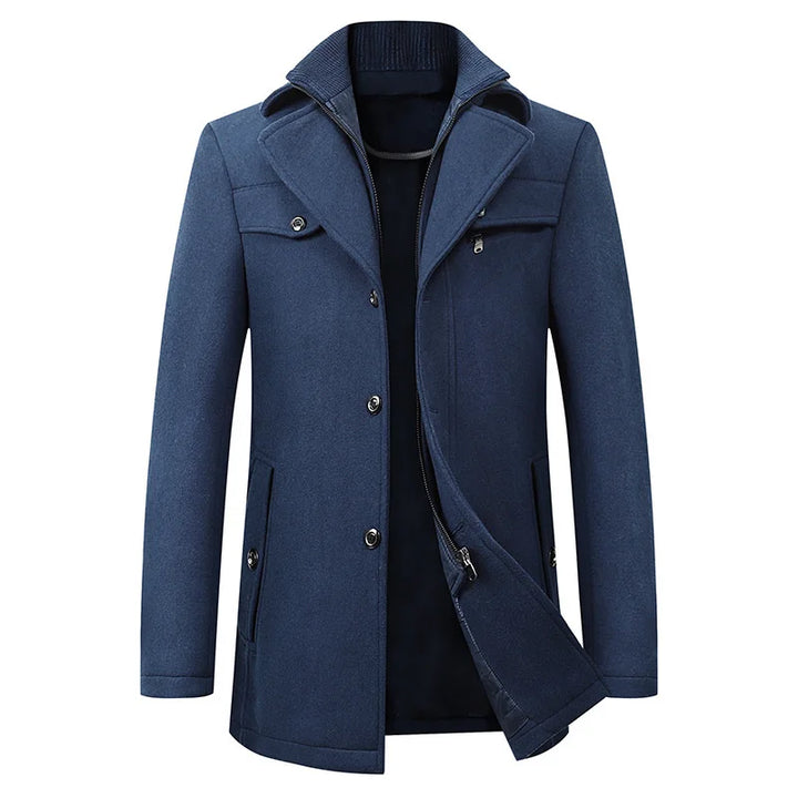 Benjamin | Elegant Button Long Coat