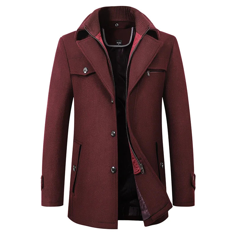 Benjamin | Elegant Button Long Coat