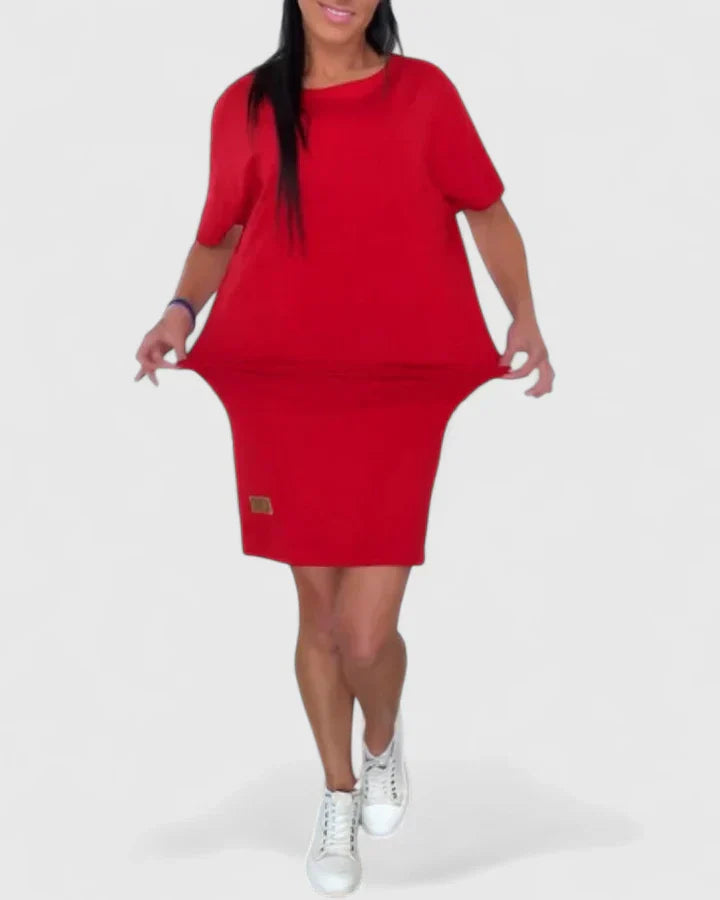 Norah | Short Sleeve Casual Mini Dress