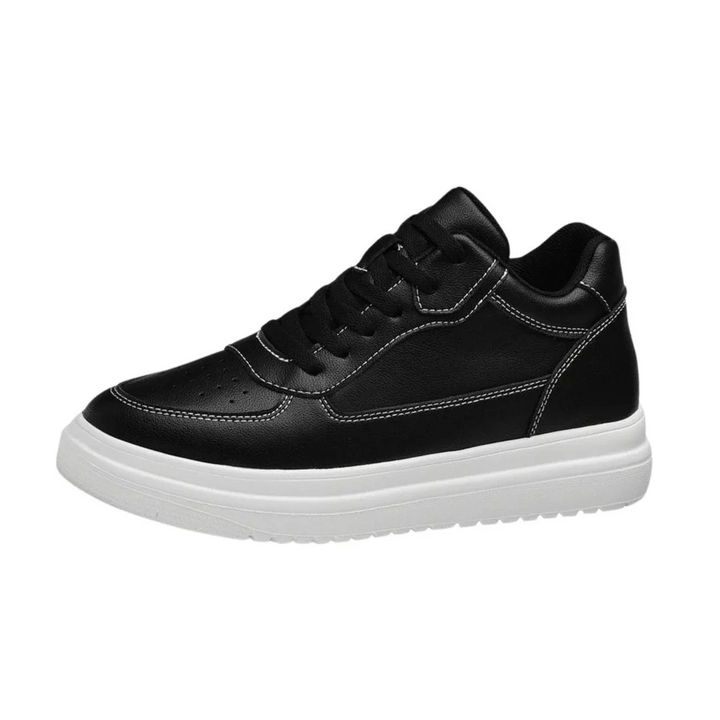 Audrey | Platform Lace-Up Low-Top Sneakers