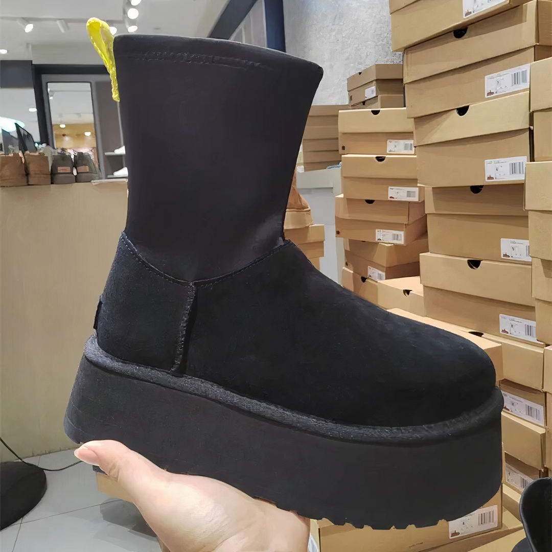 Eila | Platform Ankle Boots Side Zip