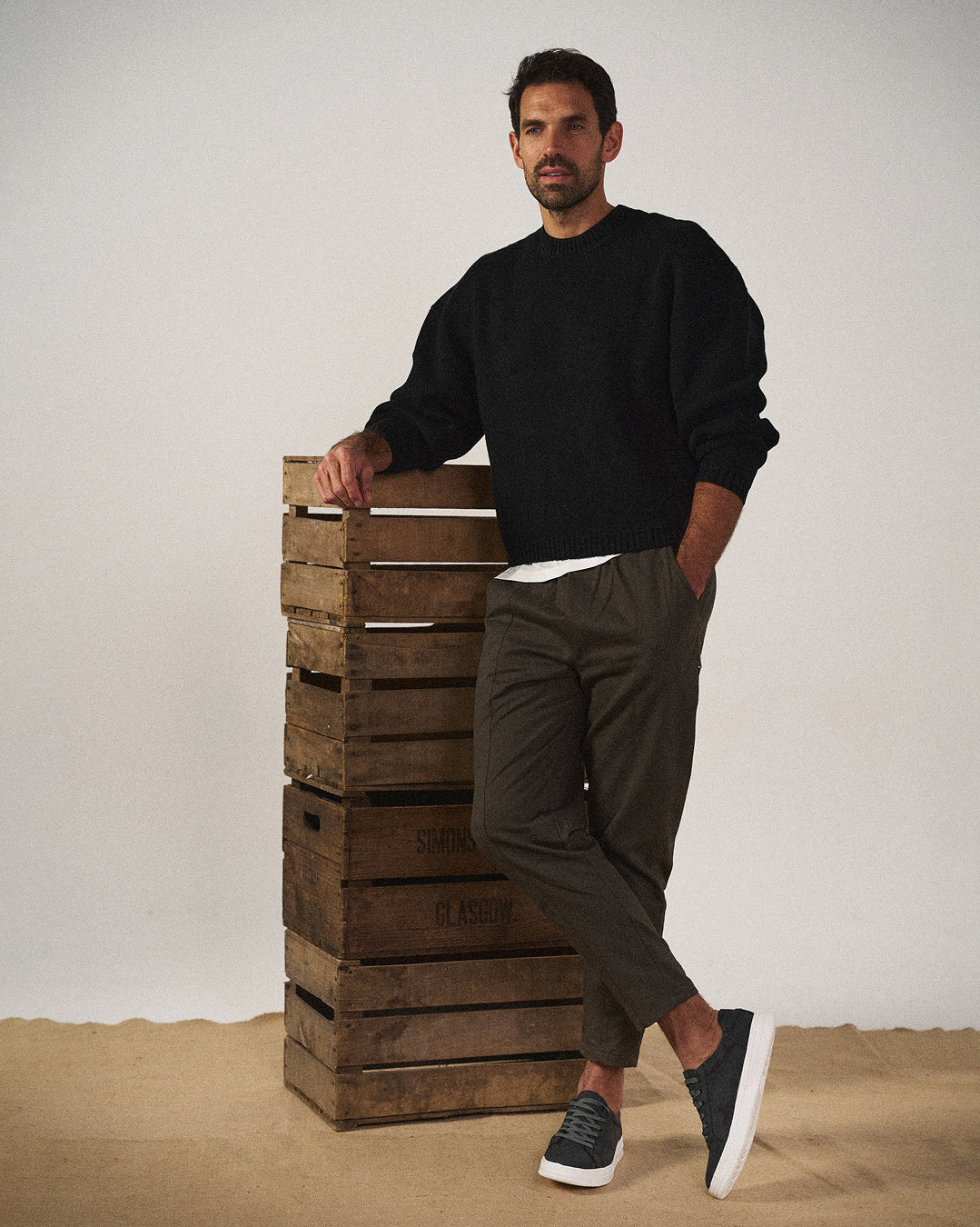 Cedric | Minimal Lace-Up Low-Cut Sneakers